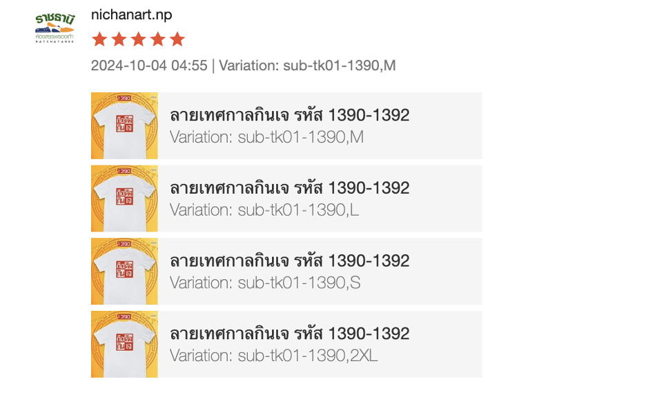 รีวิวจริงจากลูกค้า The Parich ลำดับที่ 4
